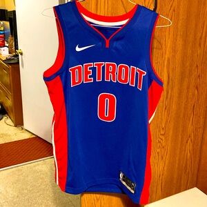 Detroit Pistons, Andre Drummond basketball jersey size M